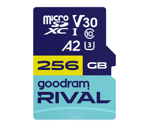 GOODRAM 256GB microSDXC RIVAL M2AA 170MB/s A2 UHS-I U3 V30 - 1536716 - zdjęcie